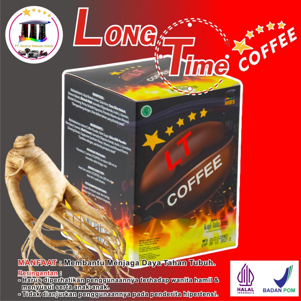 

LT COFFEE Minuman Serbuk Kopi Gula Aren Long Time Coffee LTCOFFEE 10 Sachet Promo