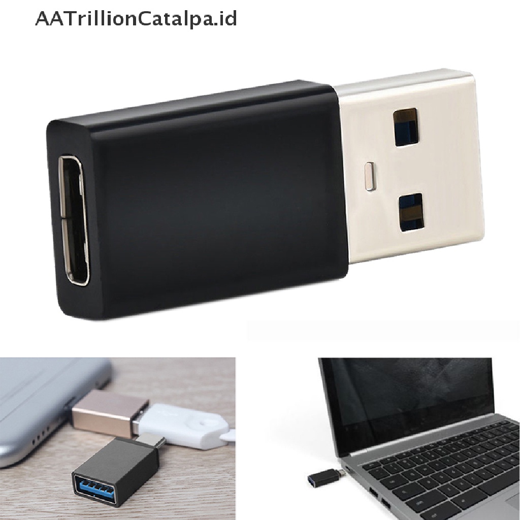 Aatrillioncatalpa Adapter Card USB 3.1 Tipe C Female Ke USB 3.0 Male