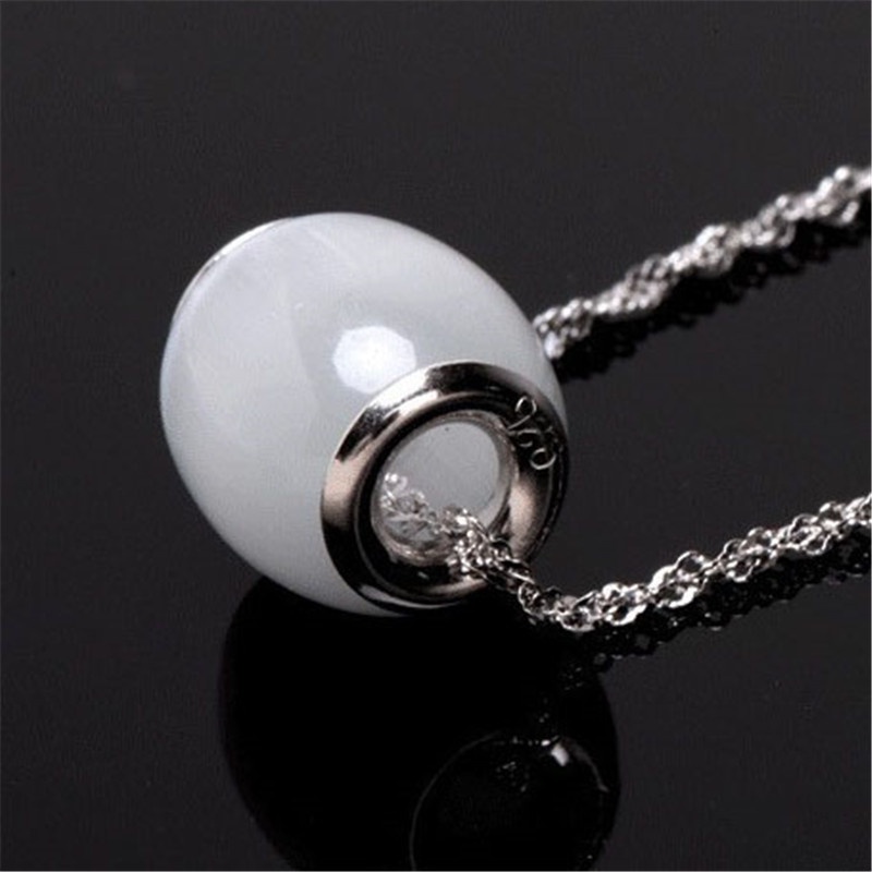 [Ready Stock]Simple Fashion Personality Opal Pendant Necklace