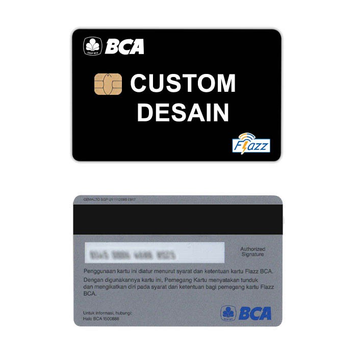 Kartu E-Money Flazz BCA Gen 2 NFC Custom Design Card
