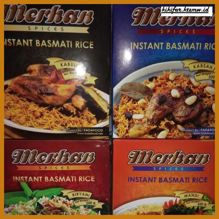 

ANEKA-BERAS- MERHAN BASMATI RICE DAN BIRYANI KEBULI KABSAH MANDI (PILIH DI NOTE) -BERAS-SEHAT.