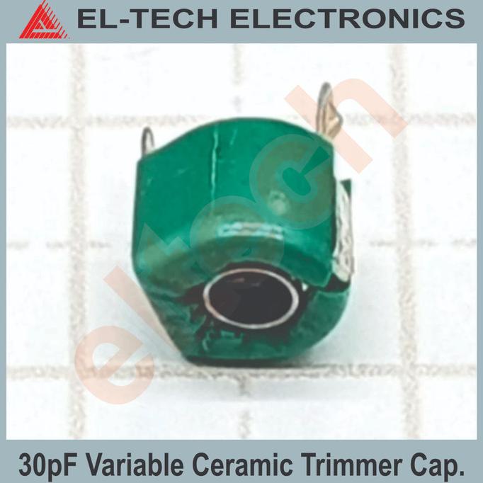 30pF 30 pF Pico Farad Trimmer Variable Capacitor Kapasitor Green elt3ch Murah