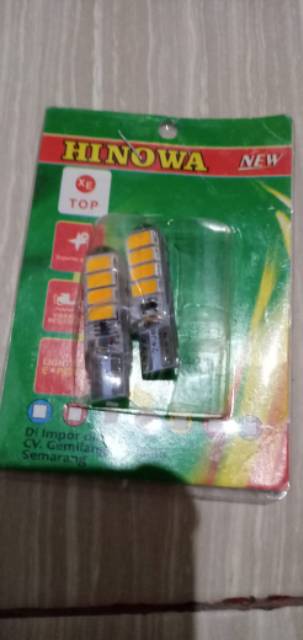 Sepasang Lampu Senja Kota Led T10 Truk 24 volt Kedip