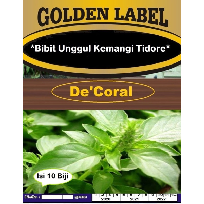 Bibit Unggul Kemangi Tidore | Benih Daun Kemangi Tidore