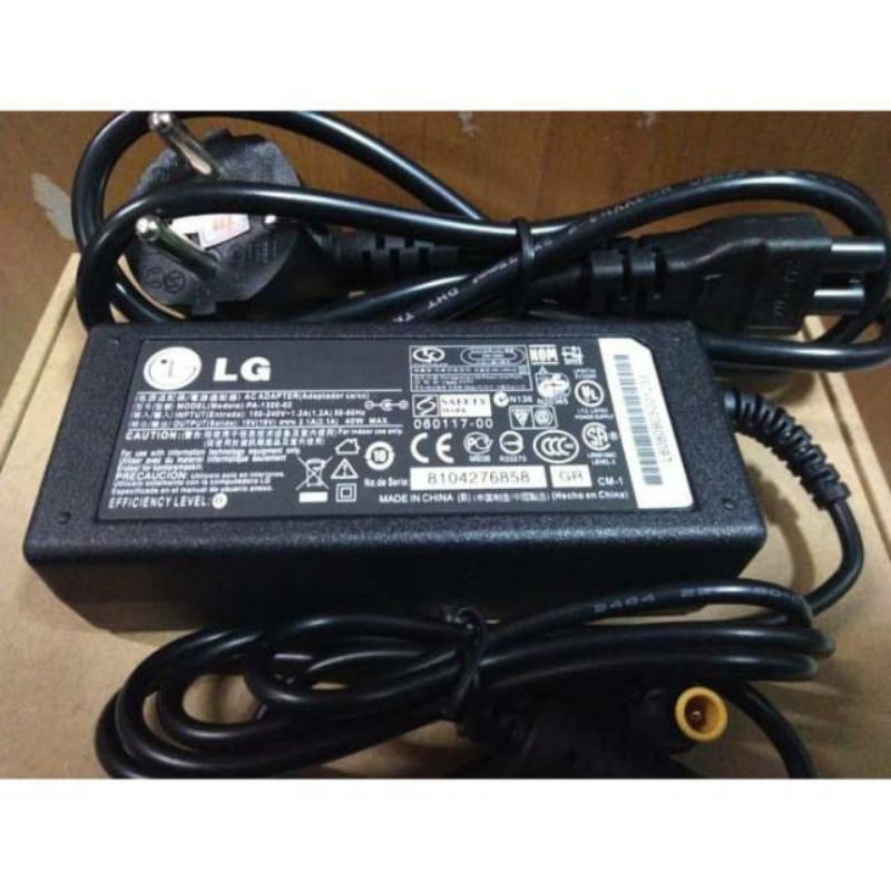 Adaptor tv dan monitor LG 19V - 1.7A/LG LED Tv dan Monitor 19v-1.7a
