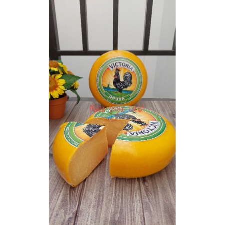 Keju Gouda Victoria kemasan repack 500gr.