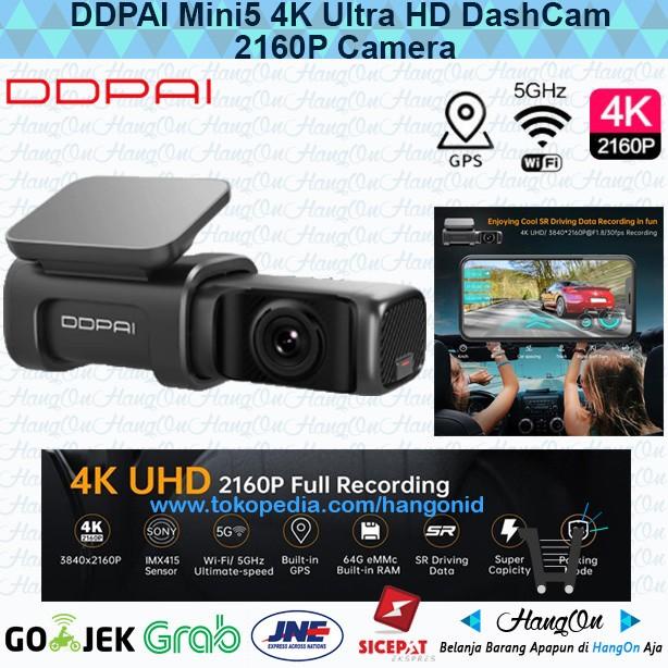 DDPAI MINI5 4K Dash Cam - Kamera Mobil Canggih dengan WiFi dan GPS