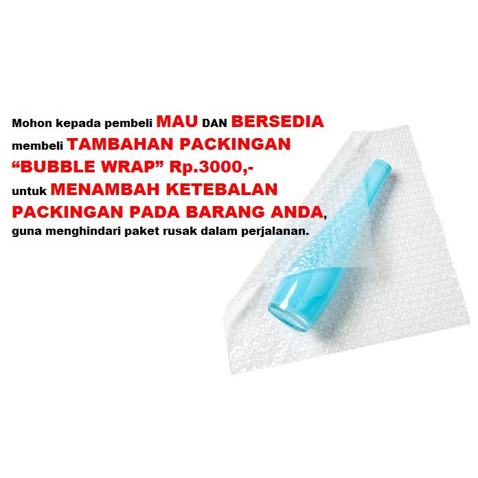 

TAMBAH KETEBALAN PACKINGAN PAKET BARANG ANDA DENGAN BUBBLE WRAP PLASTIK BUBLE