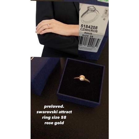 swarovski attract ring