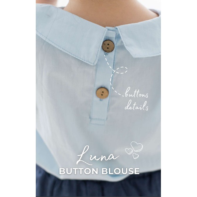 ARDENLEON (1-7 Thn) Girls Luna Collar Blouse Atasan TOP Anak Perempuan ARDEN LEON CBKS