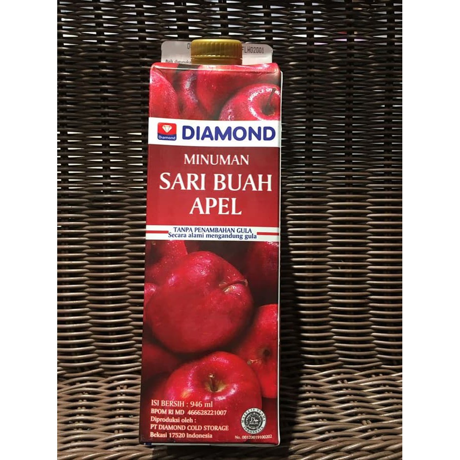 

Diamond minuman sari buah Apel 1 lt