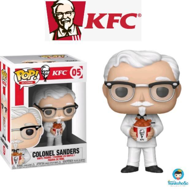 Funko POP Ad Icons KFC - Colonel Sanders with Chicken Bucket #5 (KODE 336)