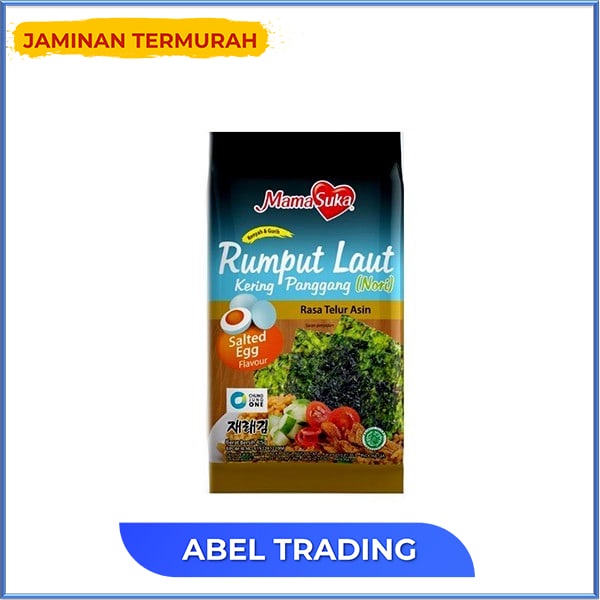 

MAMASUKA RUMPUT LAUT SALTED EGG 4.5g X 2