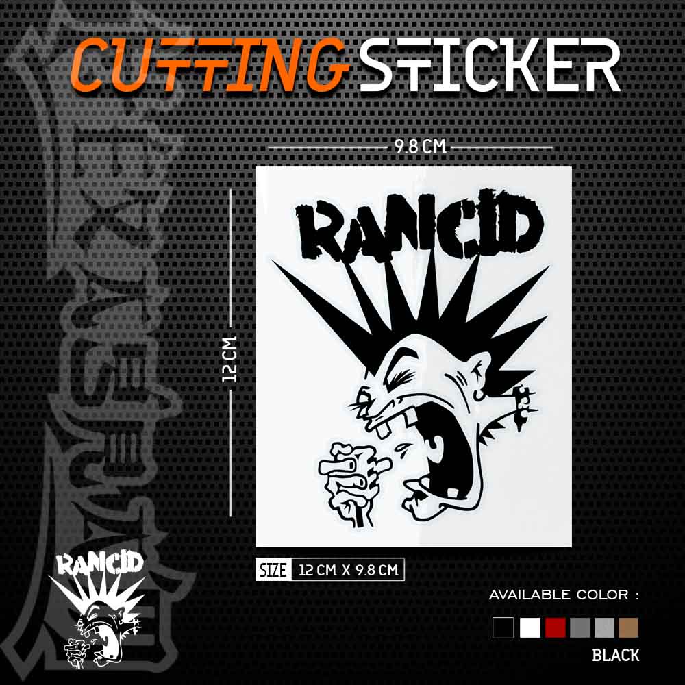 Cutting Sticker Music RANCID | Stiker Cutting Band Rancid