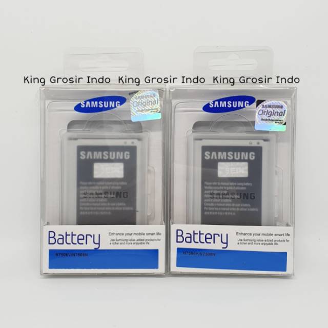 Baterai Samsung Galaksi Note3 Neo N750 N7500 Original SEIN 100% Battery Batere Batre Note 3 Neo