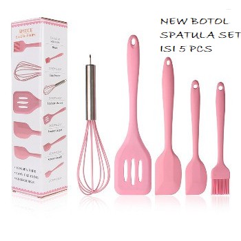 spatula set isi 5pcs warna