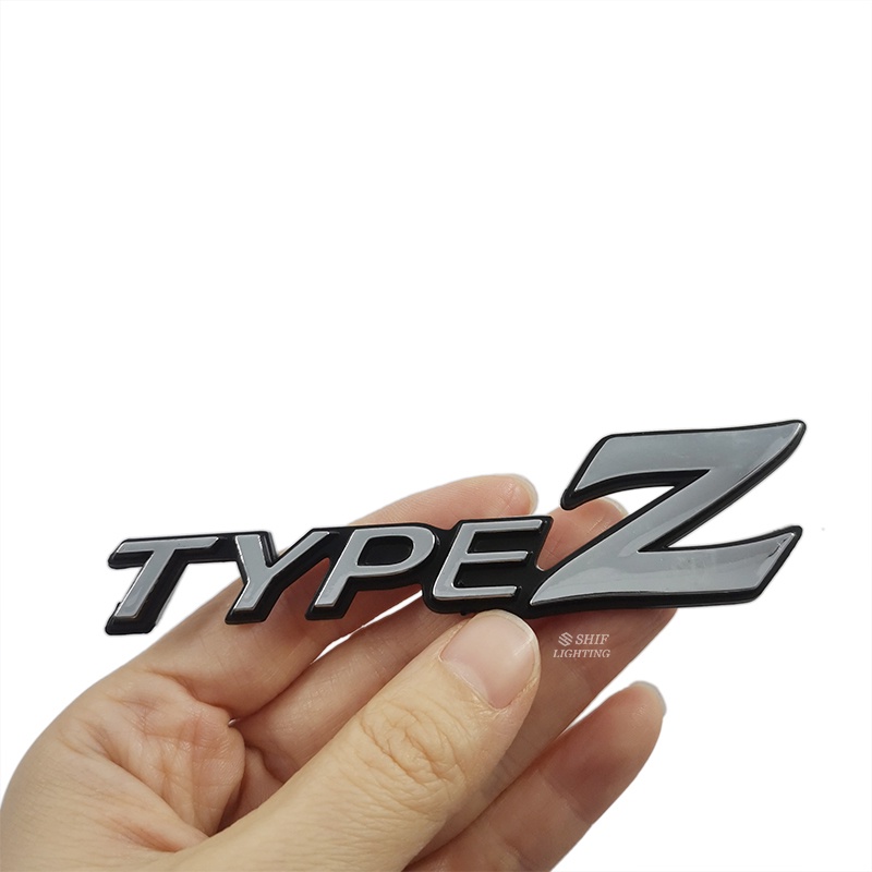 1pc Stiker Emblem / Badge Tipe Z Bahan ABS Untuk Bagasi Belakang Mobil