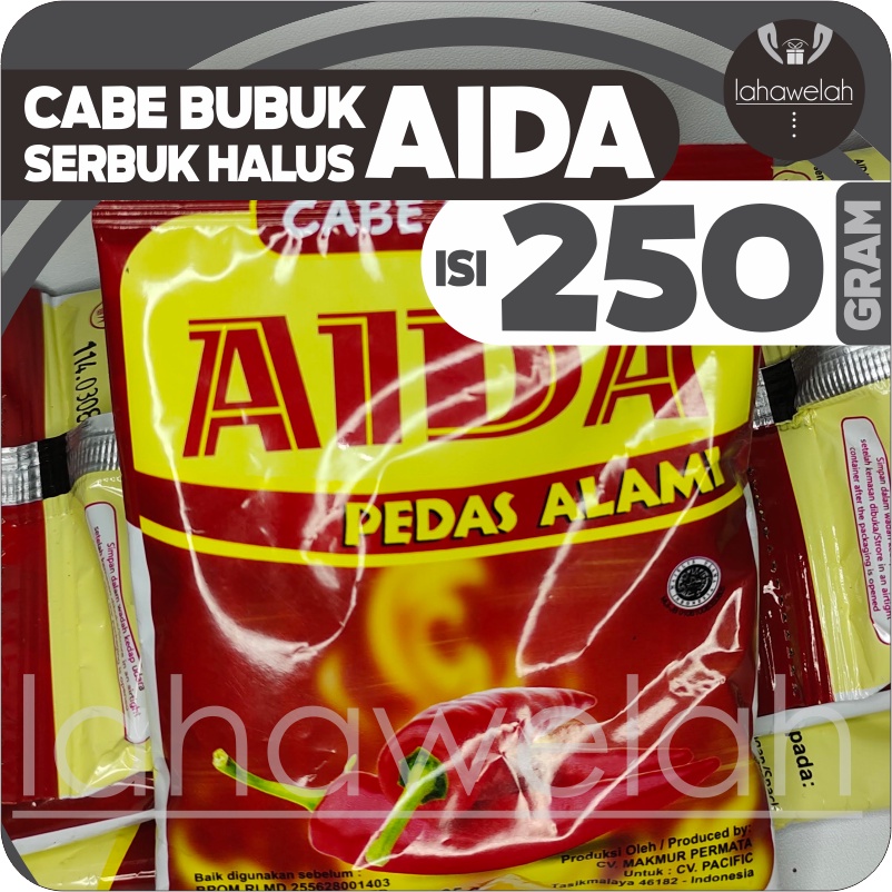 

RB22 Bumbu Cabai bubuk halus AIDA 250gr by Lahawelah