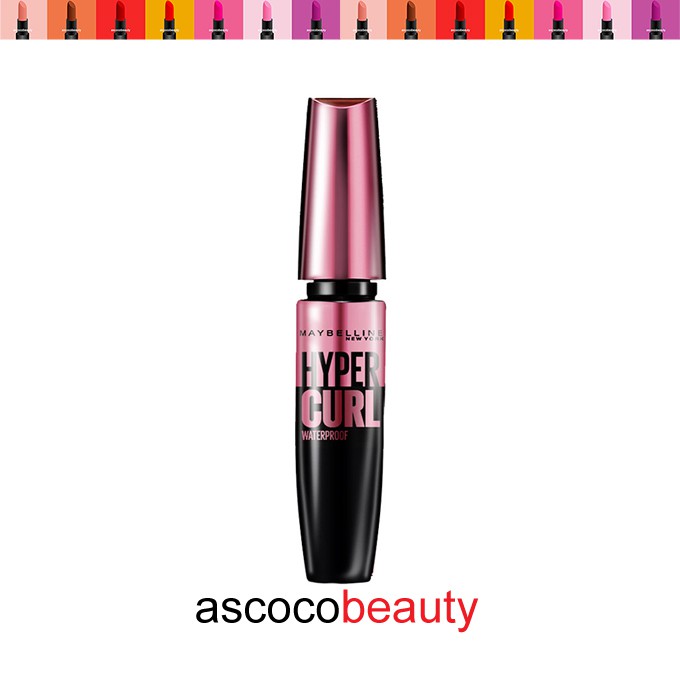 Maybelline HYPERCURL [ ED 2025 ] 36 Hour Waterproof Mascara Maskara 36H Hyper Curl ✰ ascocobeauty ✰