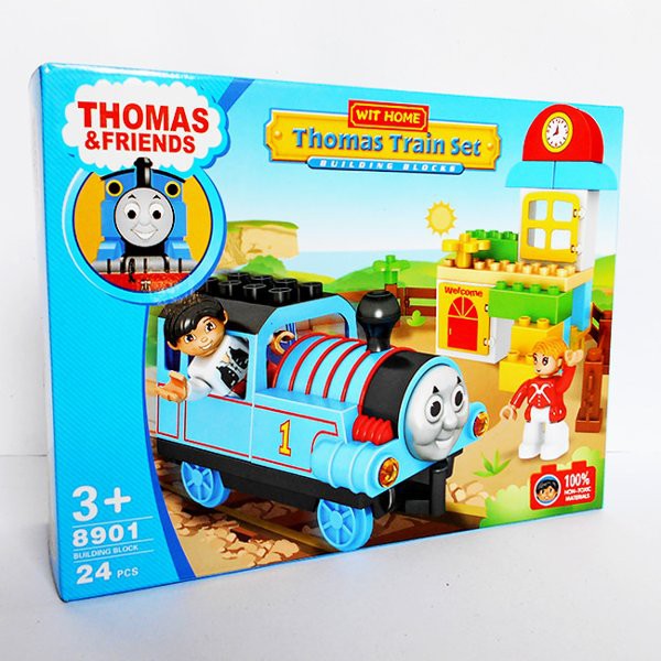 Gudang Dua _ BLOCK THOMAS AND FRIENDS TRAIN SET BUILDING BRICK LEGO 8901 24 PCS