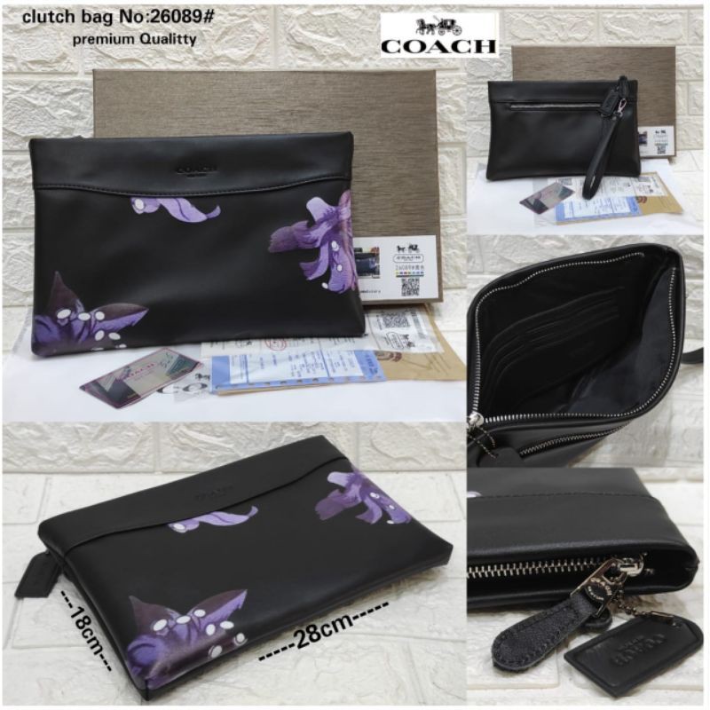 Clutch Coach Signature Tas Tangan Mirror Quality