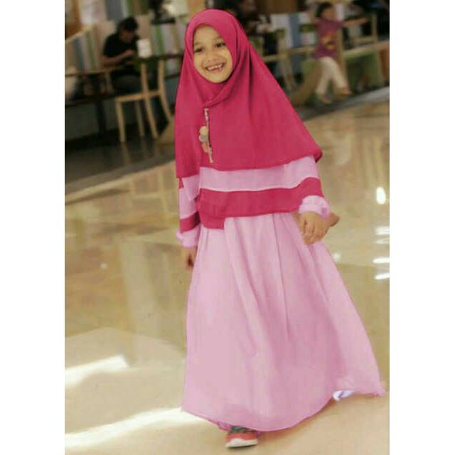 JUAL POLA GAMIS DAN KHIMAR ANAK