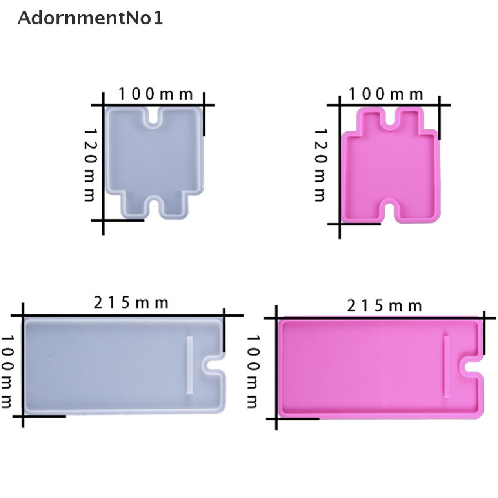 (AdornmentNo1) 1 Set Cetakan Resin Epoksi Bahan Silikon Untuk Membuat Stand Holder Handphone Handmade