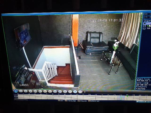 Paket cctv 4chanel 4 kamera indoor 4mp lengkap full  hd