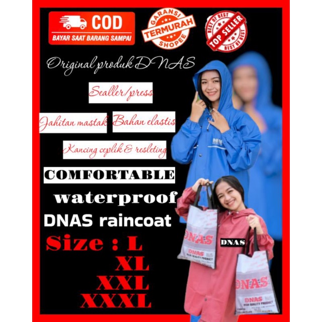 JAS HUJAN/MANTOL/MANTEL/RAINCOAT/JAS HUJAN MURAH/JAS HUJAN SETELAN/JAS HUJAN ANTI REMBES/JAS HUJAN DEWASA/JAS HUJAN MOTOR/MANTOL MURAH/JAS HUJAN PRES/JAS HUJAN SEALLER/JAS HUJAN PVC/JAS HUJAN ORIGINAL BY DNAS 100%