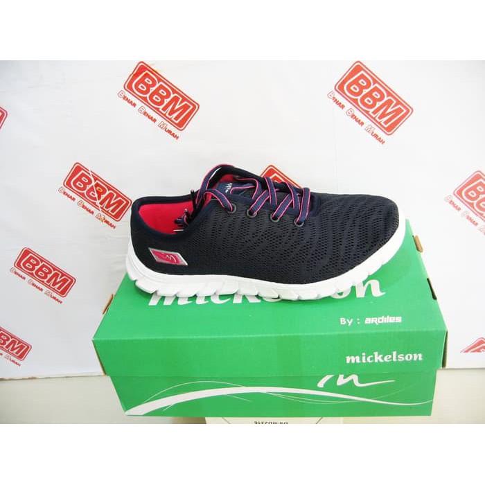ARDILES MICKELSON ESTER - SEPATU WANITA SANTAI KERJA RUN - Biru Navy/P