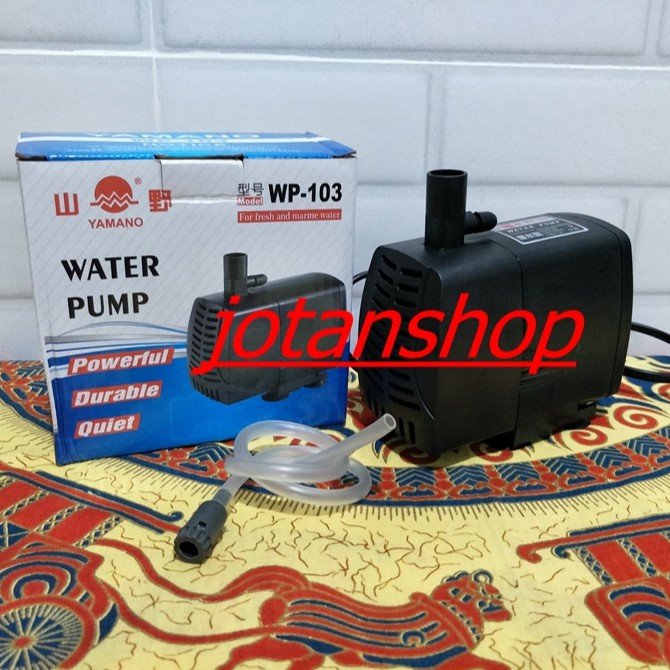 YAMANO WP 103 WP103 WP-103 Pompa Air Celup Kolam Hidroponik Aquarium Aquascape