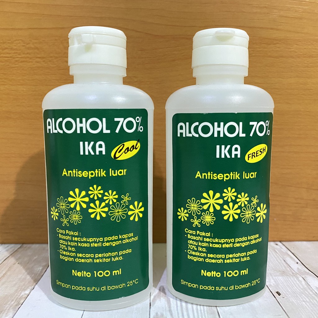 ALKOHOL 70% Antiseptik IKA Fresh &amp; Cool Ukuran 100ml