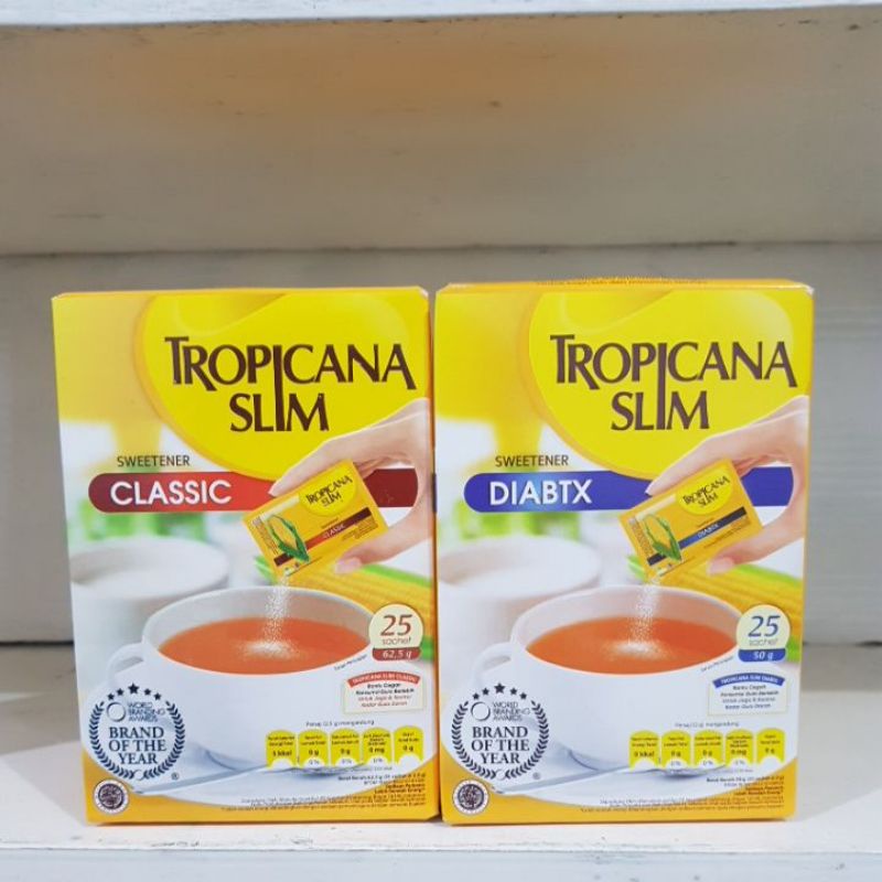 

Tropicana Slim Sweetener isi 25