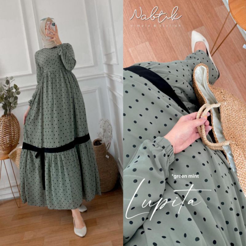 GAMIS DEWASA MOTIF POLKADOT/GAMIS MOTIF TERBARU 2022