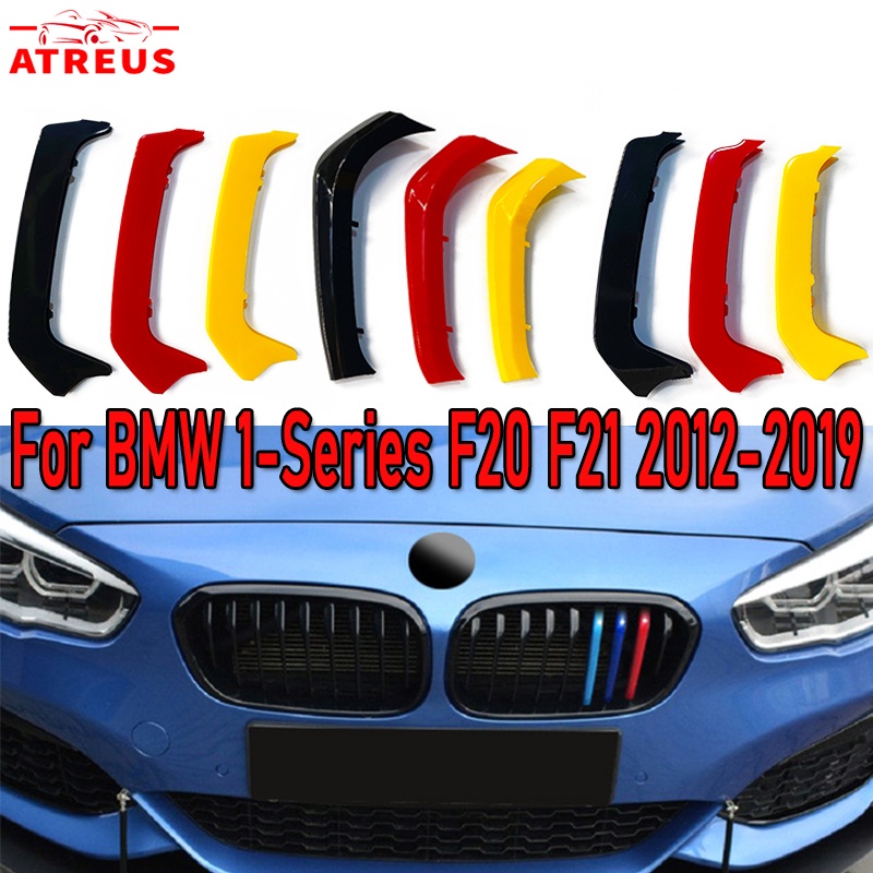 3 Pcs Klip Power Strip Grill Mobil Balap Bahan ABS Untuk BMW F20 F21 1 Series 2012-2014 2015-2019