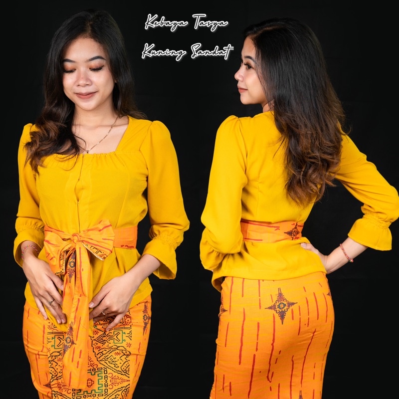 Kebaya Tasya Leher Sabrina/Kebaya Cantik murah/Kebaya Bali