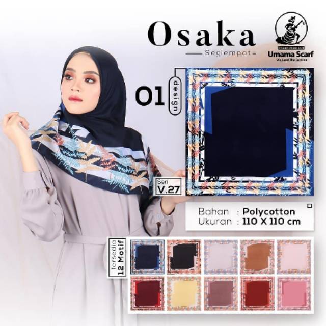Hijab segiempat Umama Osaka