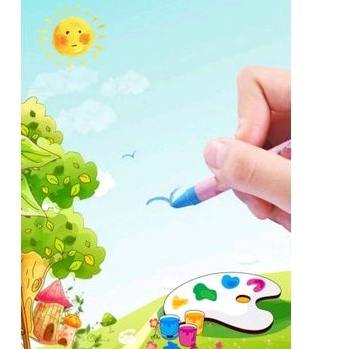 

RB Pensil warna set 46 pcs kartun Kitty crayon set kotak melukis gambar anak-anak sekolah hadiah