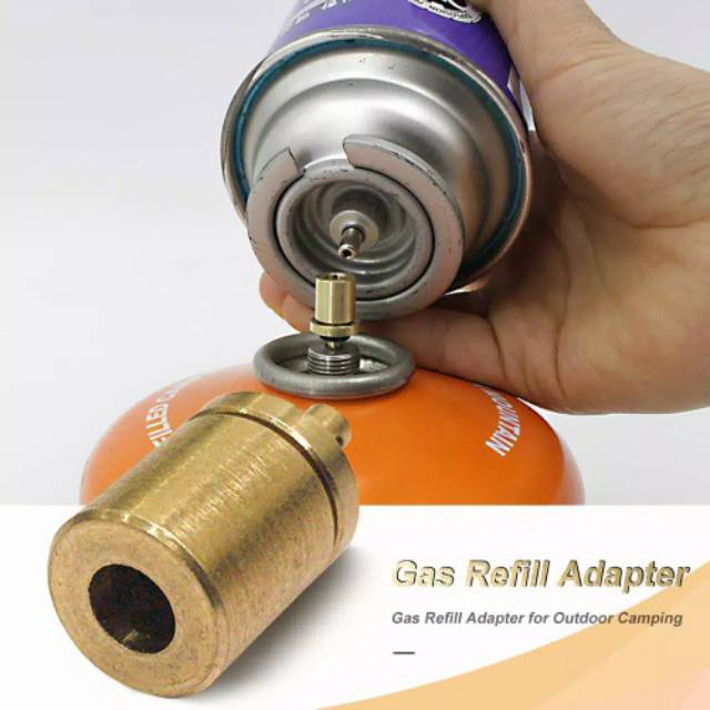 ADAPTER REFILL GAS CANISTER Butane Valve Save Switching