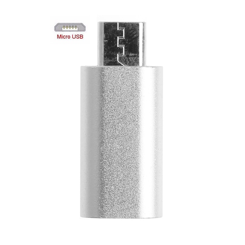 Btsg Untuk 8Pin Female to Micro USB Male Charge Adapter Converter Aluminium