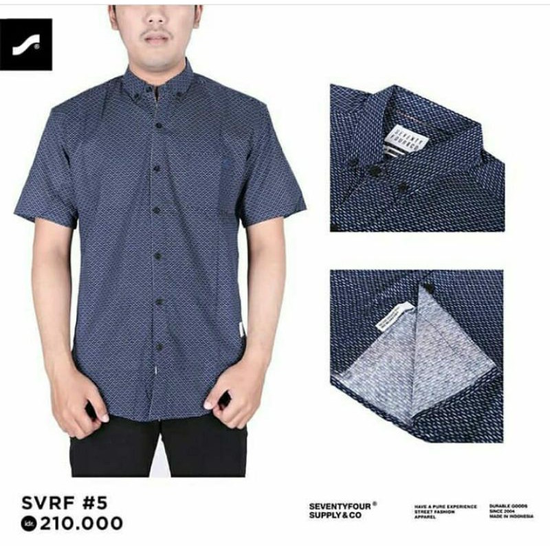 kemeja distro original SEVENTYFOUR Bandung 04