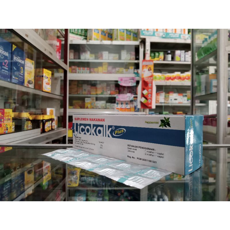 LICOKALK PLUS 1 STRIP @10 TABLET - ED 09/2027