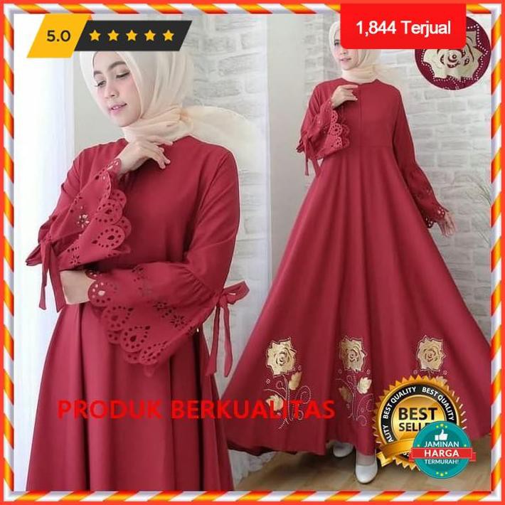 Gamis Kayla Maxi Balotelly - Gamis Dress - Gamis Dewasa - Baju Hijab Premium