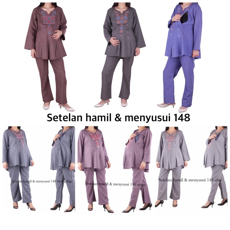 Baju hamil 148 Setelan hamil menyusui | Shopee Indonesia