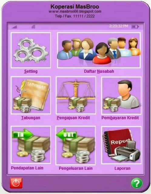 Software simpan pinjam koperasi kredit full terlaris