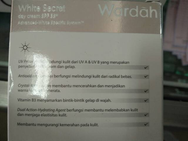 White secret Day crem 30g