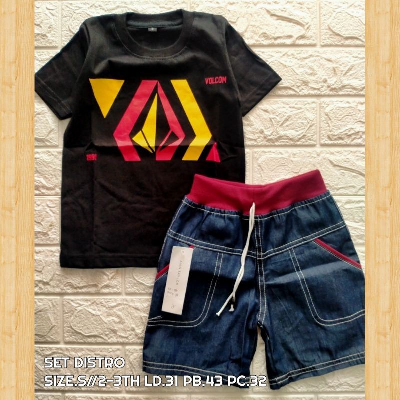(COD) Stelan Distro Anak/ Setelan BAJU ANAK UNISEX COWOK/ STELAN TRUK OLENG ANAK /Distro
