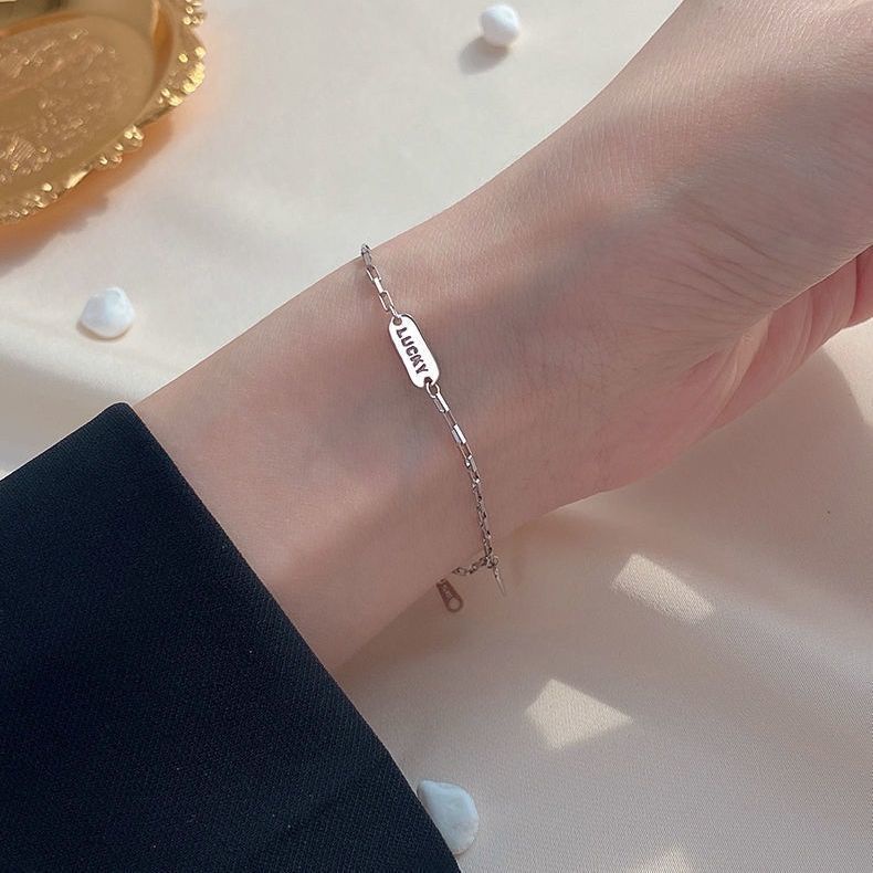 Perhiasan Gelang S925 Silver Gaya Korea Untuk Perempuan