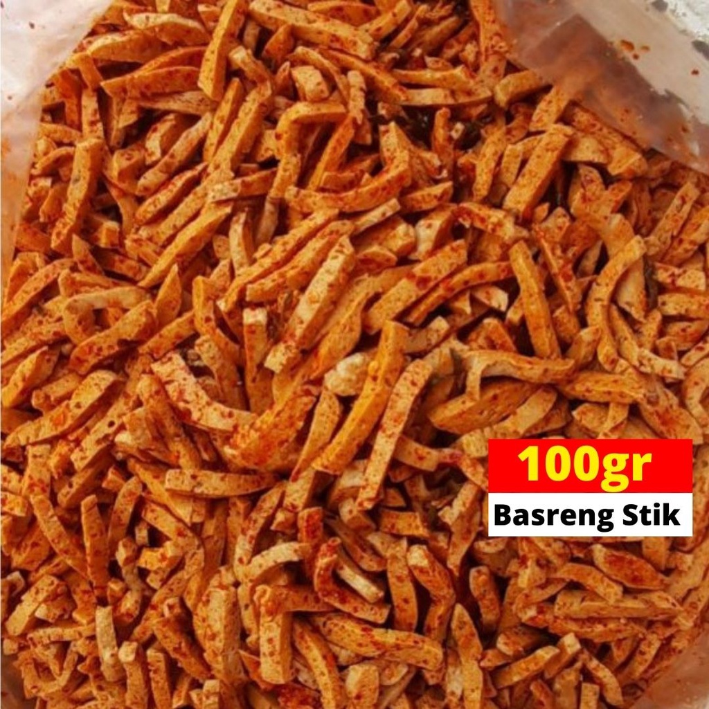Basreng Stik Bakso Goreng Pedas Balado 100gr-1