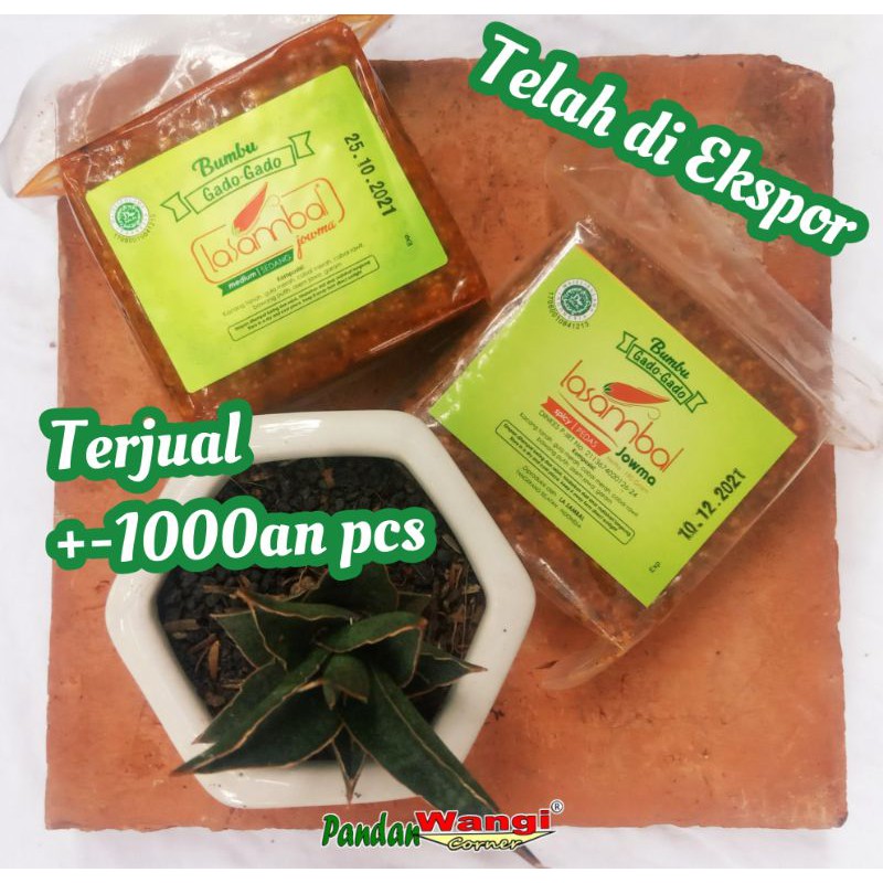 

Bumbu Gado-gado & Bumbu Pecel•190gram•La Sambal